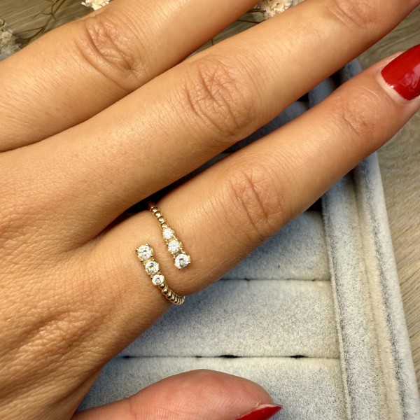 TAŞLI MİNİMAL YÜZÜK