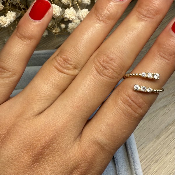 TAŞLI MİNİMAL YÜZÜK 2