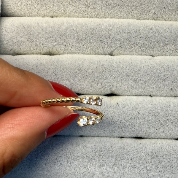 TAŞLI MİNİMAL YÜZÜK 4